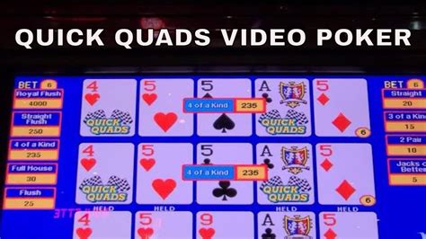 quick quads video poker